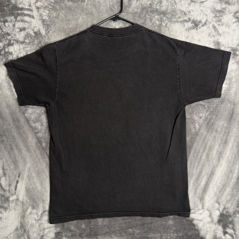 Quasix Graphic T-Shirt Mens Medium Black Jester Skull Vintage 1993 Skateboards - Picture 6 of 6